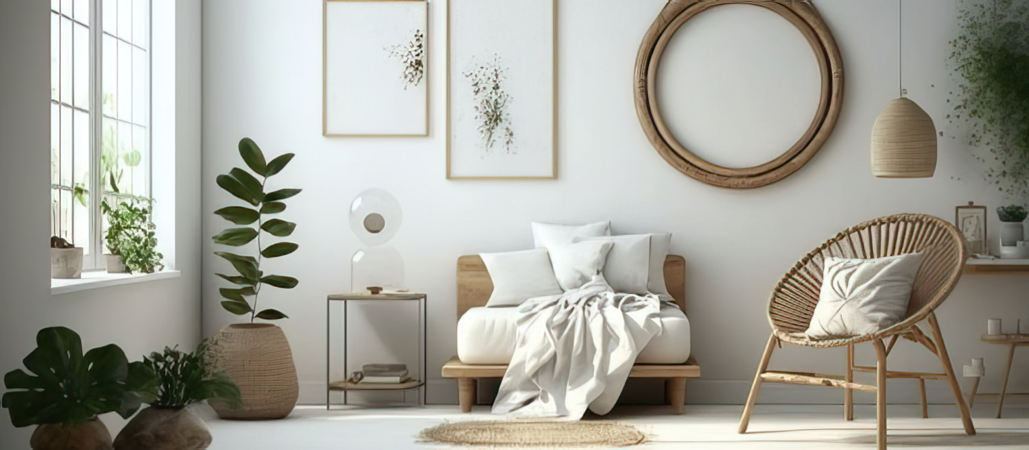 Scandi white interior